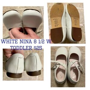 Nina Toddler White Dress Shoes